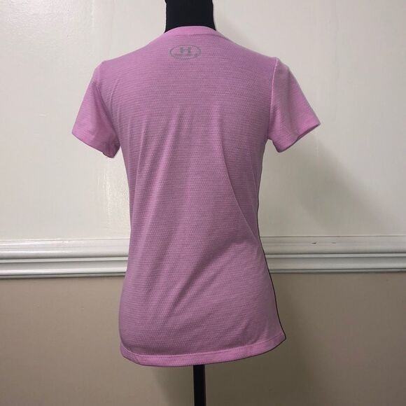 Under Armour Lavender colored Tee- Lightly Used - Picture 2 of 2